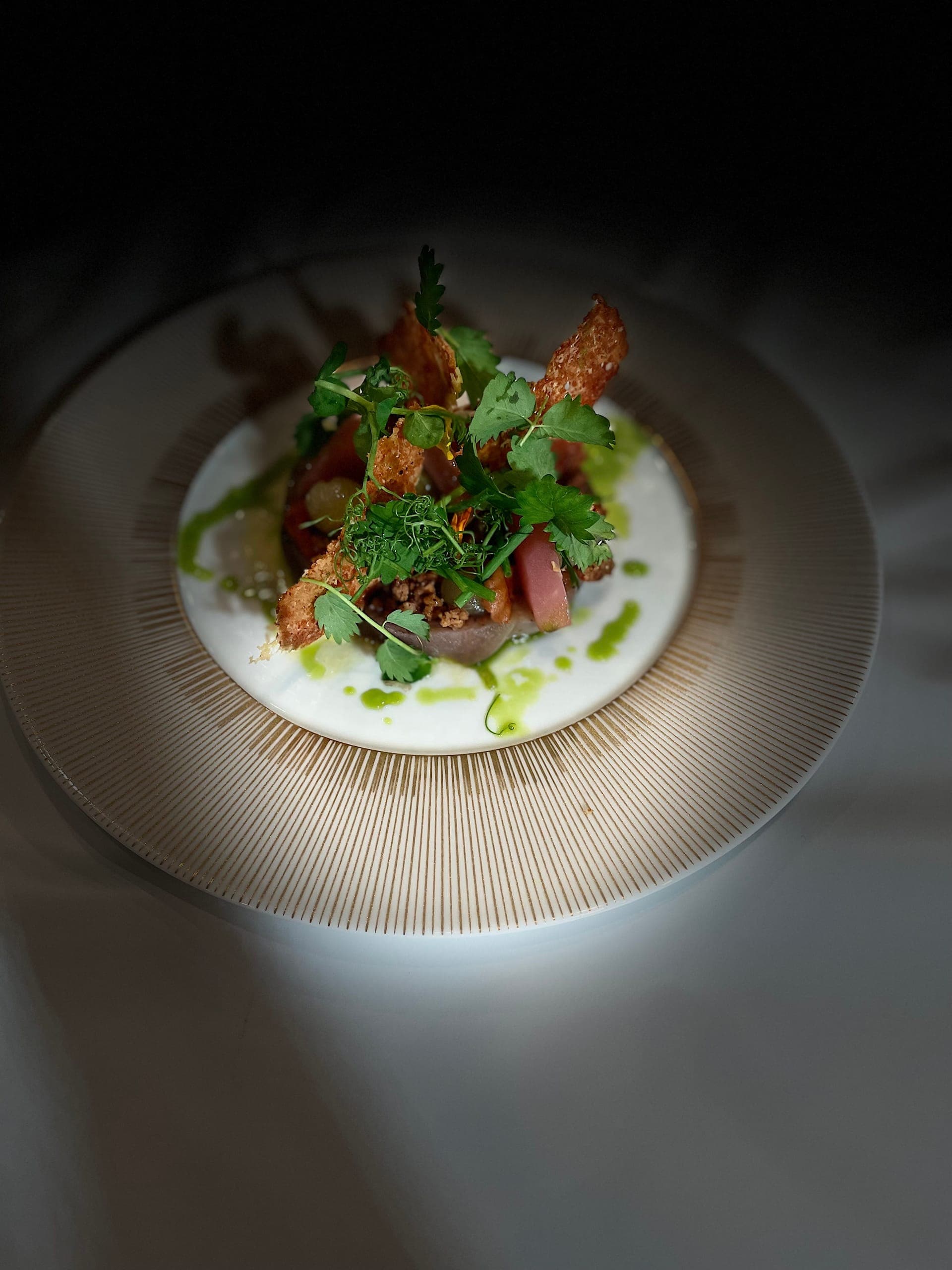 Création culinaire du Chef Axel Montfort