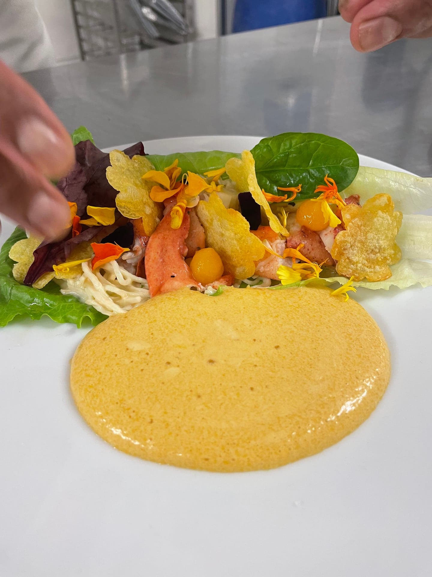 Création culinaire du Chef Axel Montfort