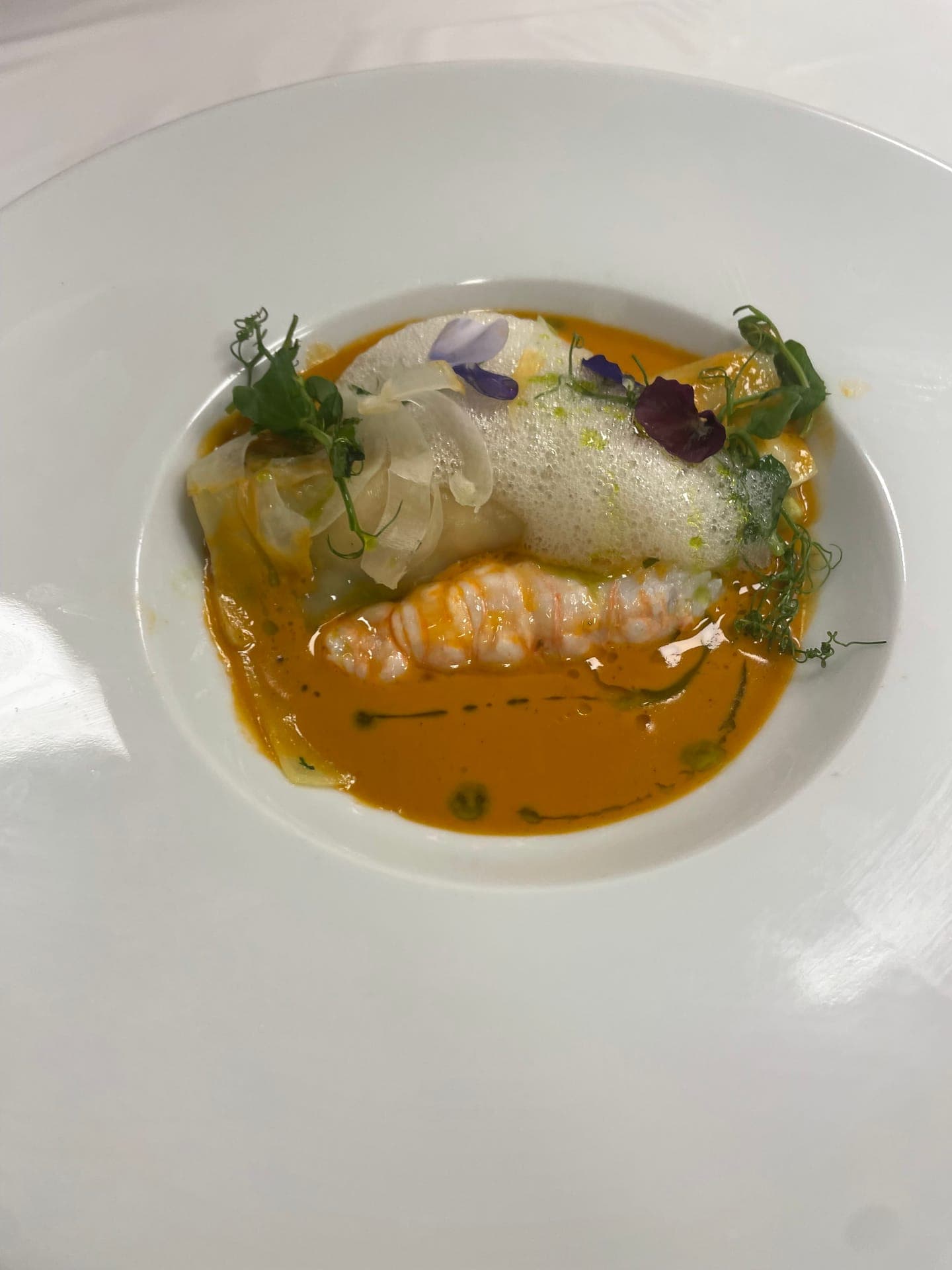 Création culinaire du Chef Axel Montfort