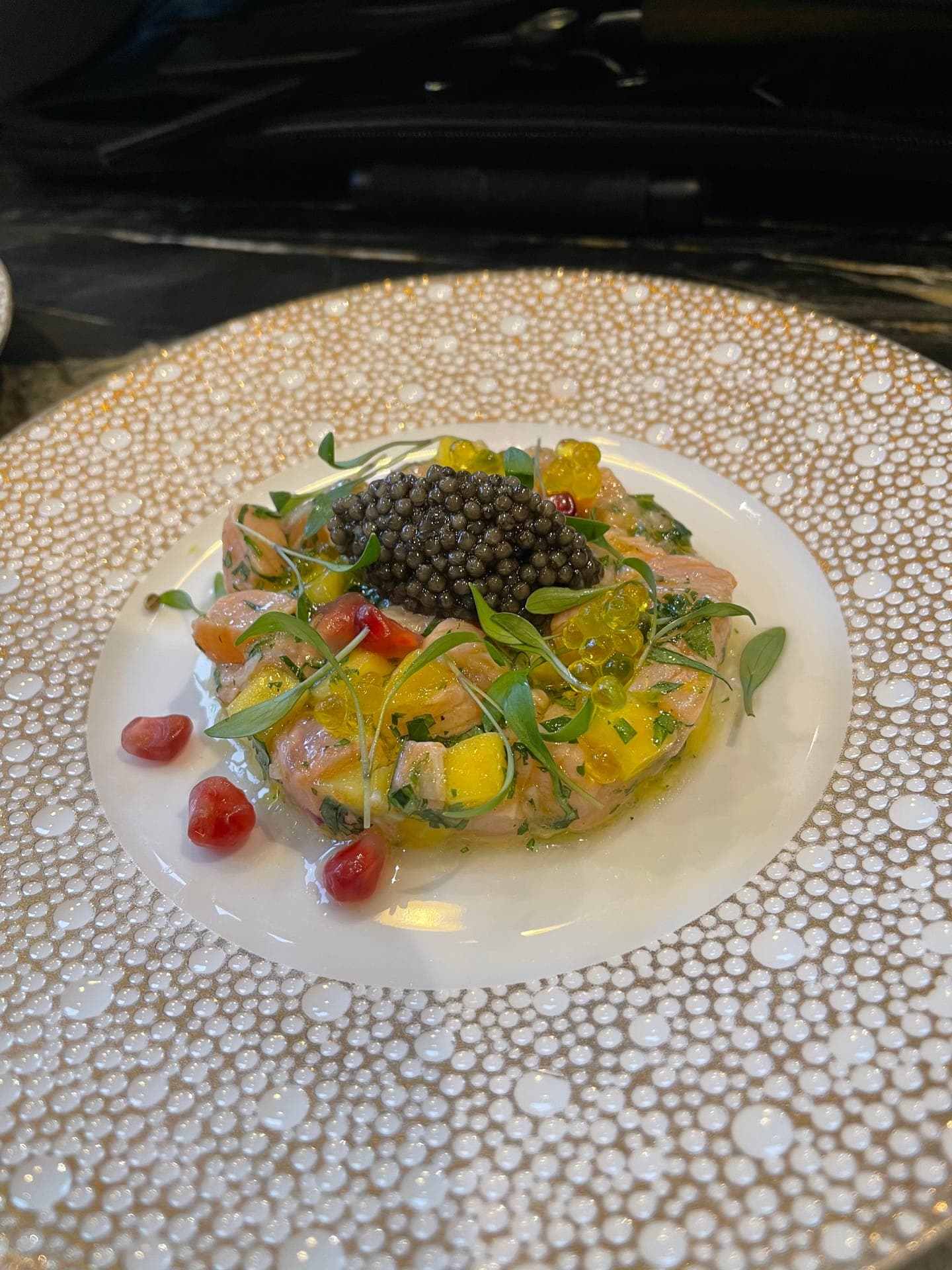 Création culinaire du Chef Axel Montfort