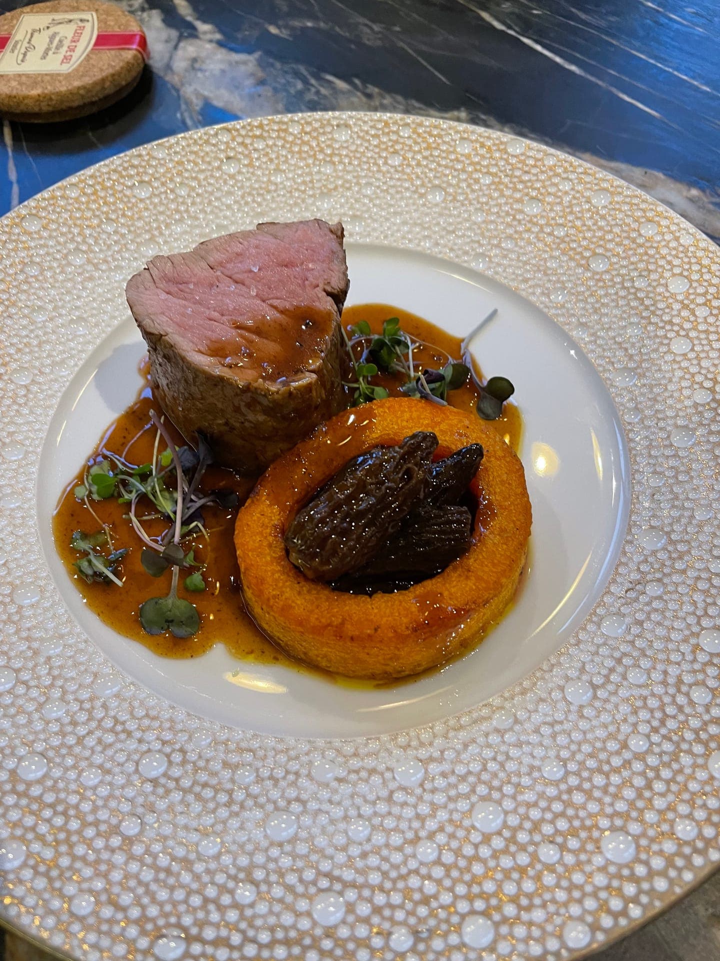 Création culinaire du Chef Axel Montfort