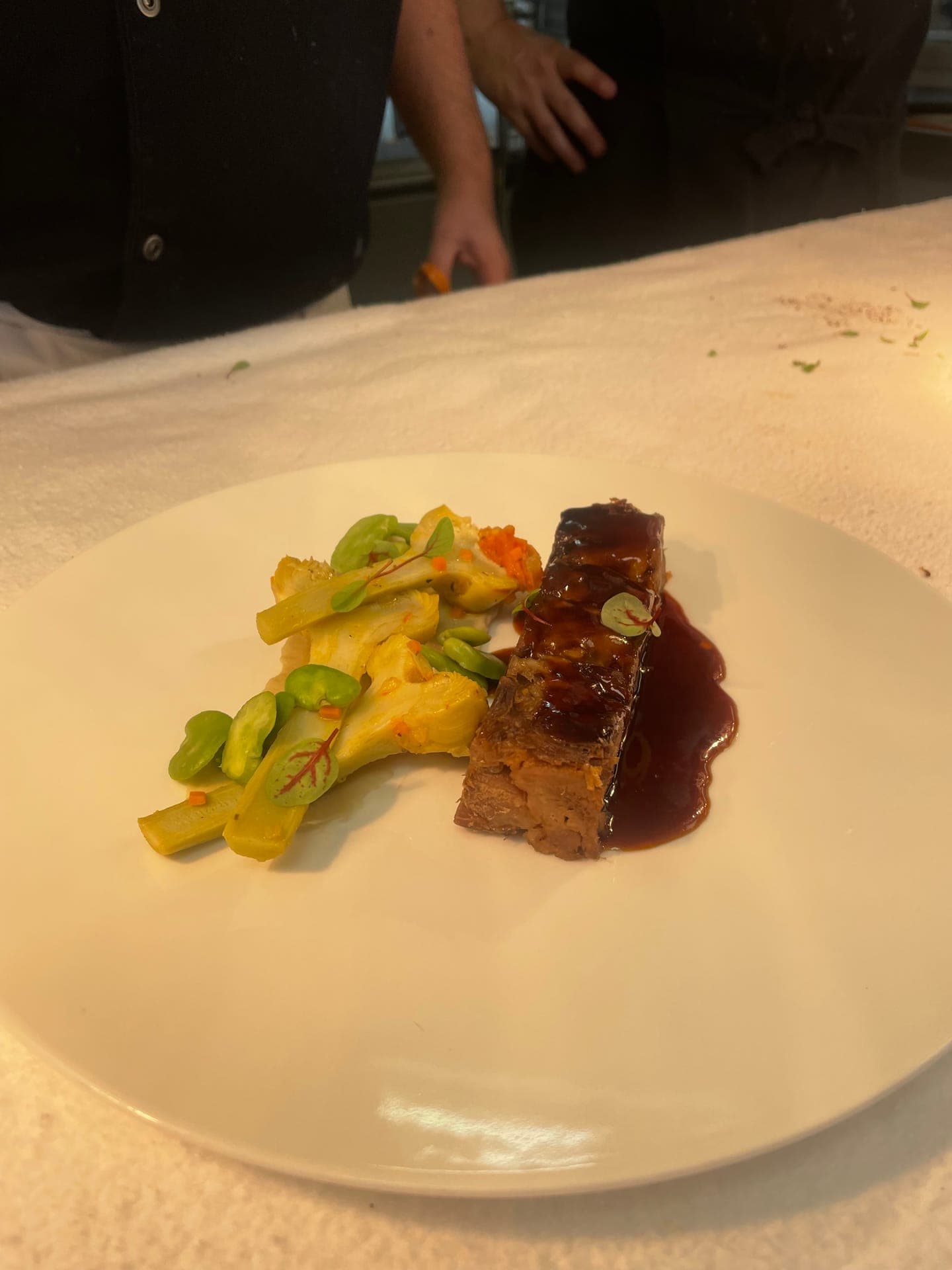 Gourmet plating French private chef Miami